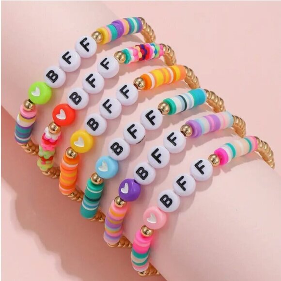Jewelry - 2/$30 DEAL NWT Swift Friendship Bracelet 6 piece set Colorful Beads Jewelry